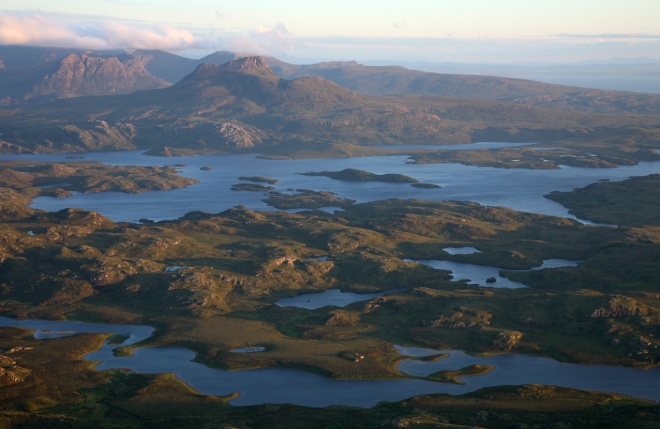 Loch Sionscaig and the inverpolly nature reserve